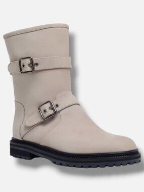 Manolo Blahnik Women's Gray Sulaltrosaus Nubuck Ankle Boots Size 10 (EU 40)
